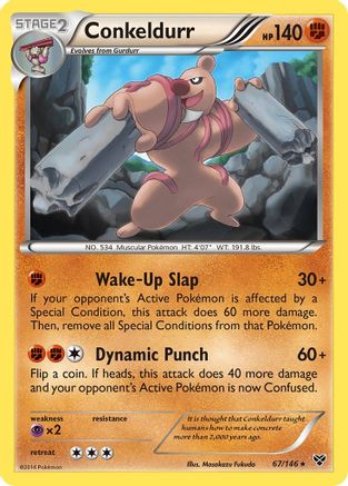 Conkeldurr XY Base Set - Rare