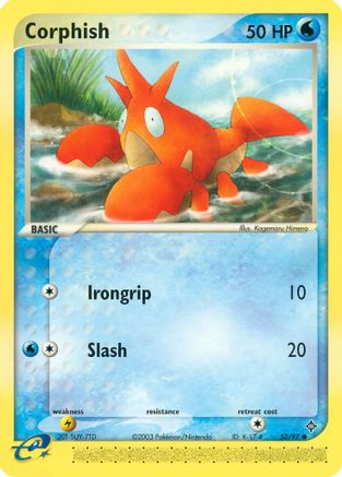 Corphish - 53/97/97 - Reverse Holofoil Dragon - Common