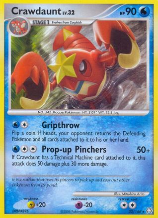Crawdaunt Legends Awakened - Rare