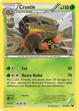 Crustle Dark Explorers - Uncommon