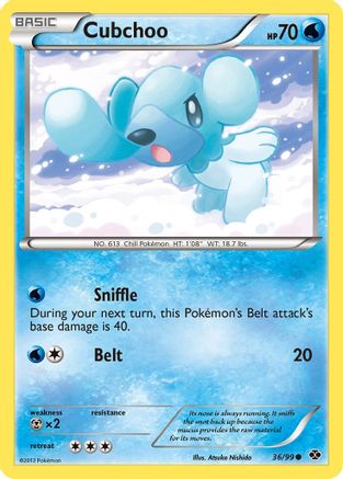 Cubchoo Next Destinies - Common