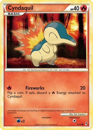 Cyndaquil 055 Call of Legends - Common