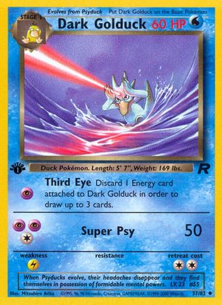Dark Golduck 037 - 1st Edition Team Rocket - Uncommon