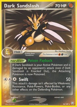 Dark Sandslash 018 Team Rocket Returns - Rare
