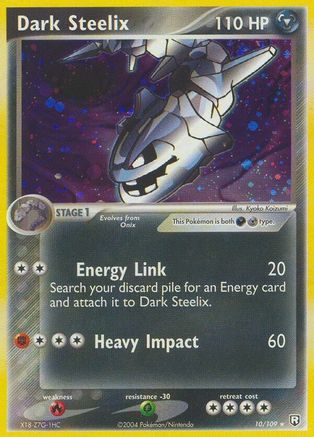 Dark Steelix 010 - Reverse Holofoil Team Rocket Returns - Holo Rare