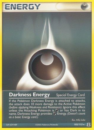 Darkness Energy (Special) 103 - Reverse Holofoil Delta Species - Rare
