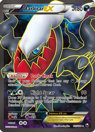 Darkrai EX (107 Full Art) - Holofoil Dark Explorers - Ultra Rare