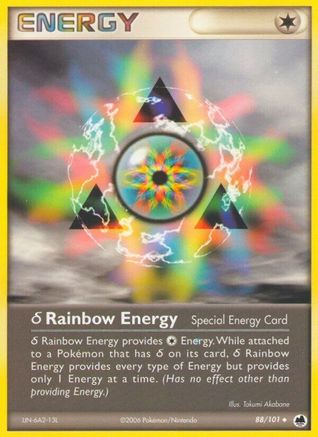Delta Rainbow Energy - Reverse Holofoil Dragon Frontiers - Uncommon