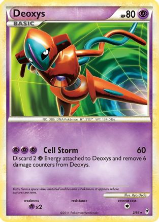 Deoxys - Holofoil Call of Legends - Holo Rare