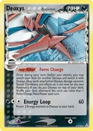 Deoxys (Delta Species - Attack Forme) - Holofoil Holon Phantoms - Holo Rare