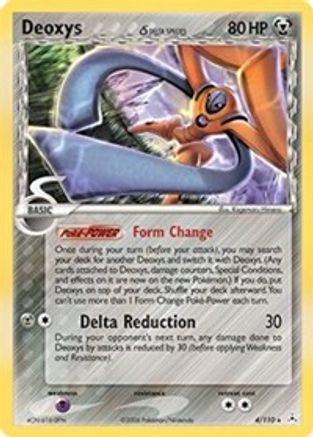 Deoxys (Delta Species - Defense Forme) - Holofoil Holon Phantoms - Holo Rare
