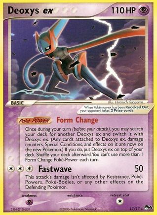 Deoxys ex - Holofoil POP Series 4 - Ultra Rare