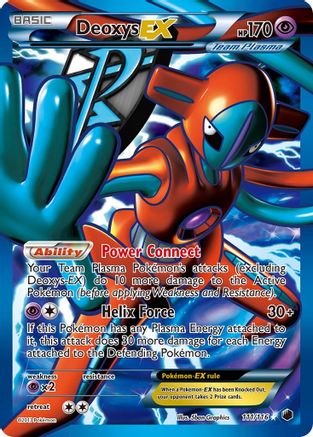 Deoxys EX (Team Plasma) (Full Art) - Holofoil Plasma Freeze - Ultra Rare