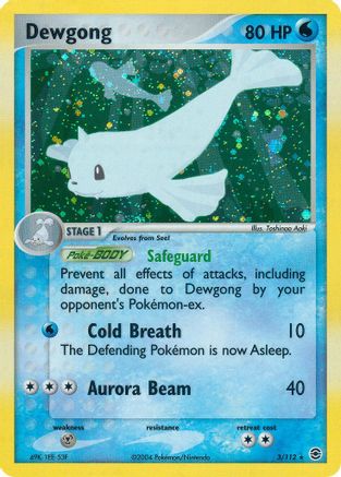 Dewgong - Reverse Holofoil FireRed & LeafGreen - Holo Rare