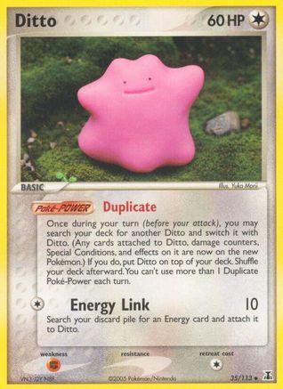 Ditto 035 - Reverse Holofoil Delta Species - Uncommon