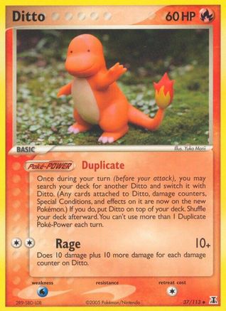 Ditto (Charmander) 037/113 Delta Species - Uncommon