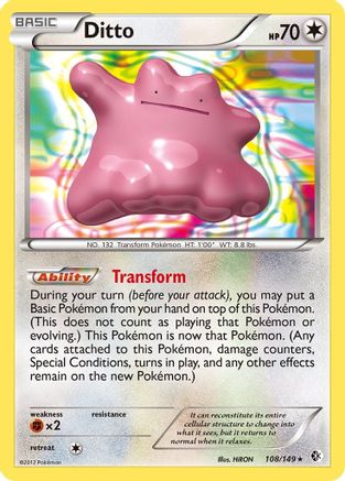 Ditto - Reverse Holofoil Boundaries Crossed - Holo Rare