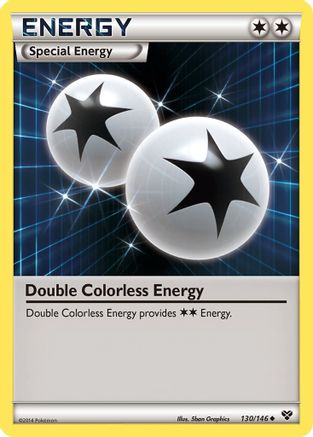 Double Colorless Energy 130 XY Base Set - Uncommon