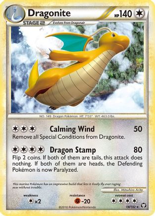 Dragonite - Reverse Holofoil Triumphant - Rare