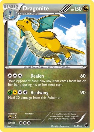 Dragonite 083 - Holofoil Plasma Freeze - Holo Rare