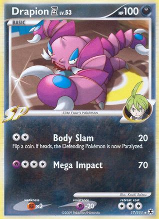 Drapion E4 - Reverse Holofoil Rising Rivals - Rare