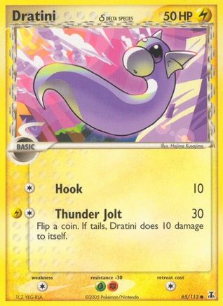 Dratini (Delta Species) 065/113 - Reverse Holofoil Delta Species - Common