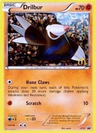Drilbur - 8/12/12 - Holofoil McDonalds Promos 2012 - Promo