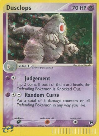 Dusclops - Holofoil Sandstorm - Holo Rare