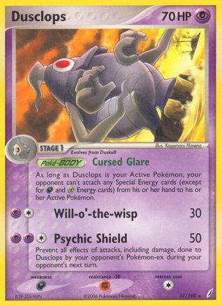 Dusclops/100 Crystal Guardians - Rare