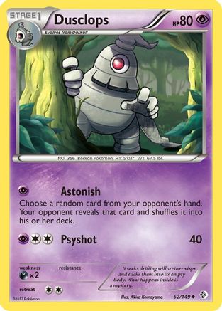 Dusclops - Reverse Holofoil Boundaries Crossed - Uncommon