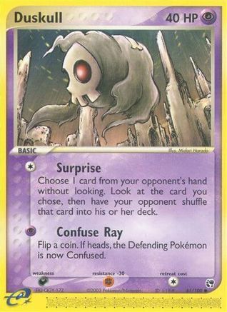 Duskull - 61/100/100 - Reverse Holofoil Sandstorm - Common