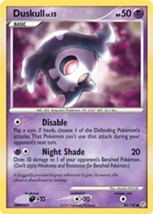Duskull 080 Diamond and Pearl - Common