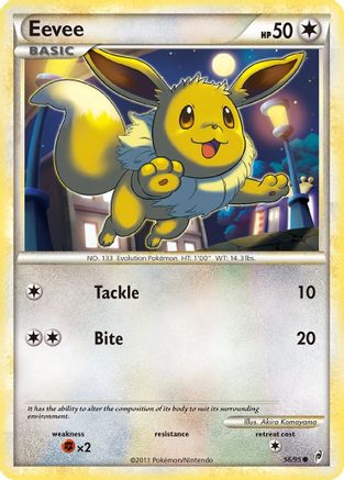 Eevee 056 - Reverse Holofoil Call of Legends - Common