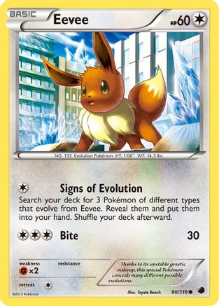 Eevee (90) (90) 090 Plasma Freeze - Common