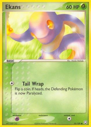 Ekans 055 - Reverse Holofoil Team Rocket Returns - Common