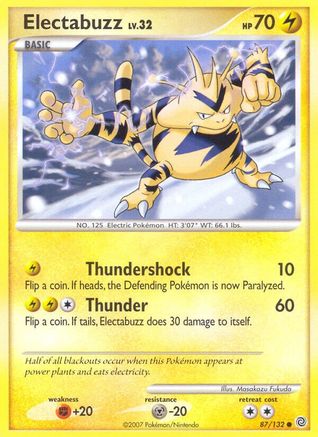 Electabuzz 087 Secret Wonders - Common