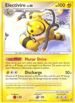 Electivire - Reverse Holofoil Secret Wonders - Rare