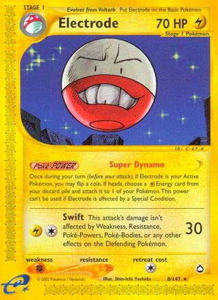 Electrode - Reverse Holofoil Aquapolis - Rare