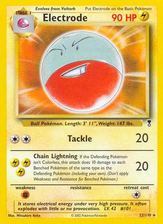Electrode - Reverse Holofoil Legendary Collection - Rare