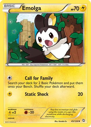 Emolga Dragons Exalted - Uncommon