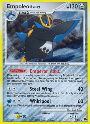 Empoleon - Reverse Holofoil Stormfront - Holo Rare