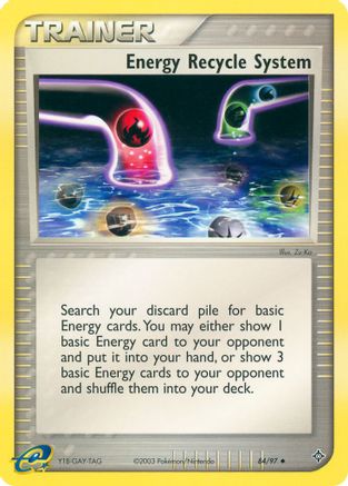 Energy Recycle System - Reverse Holofoil Dragon - Uncommon