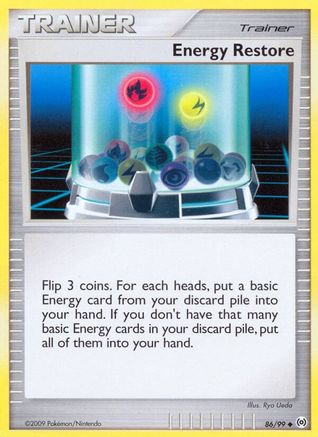 Energy Restore 086 - Reverse Holofoil Arceus - Uncommon