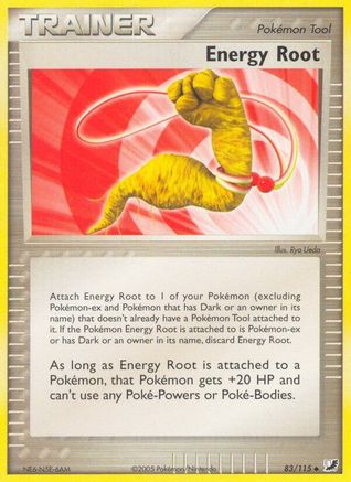 Energy Root - Reverse Holofoil Unseen Forces - Uncommon