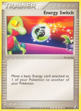 Energy Switch - Reverse Holofoil Unseen Forces - Uncommon
