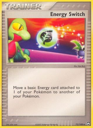 Energy Switch 075 - Reverse Holofoil Power Keepers - Uncommon