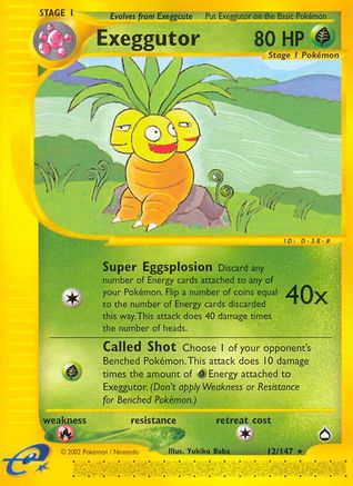 Exeggutor (12) Aquapolis - Rare
