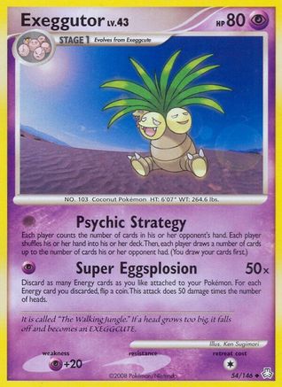 Exeggutor - Reverse Holofoil Legends Awakened - Uncommon