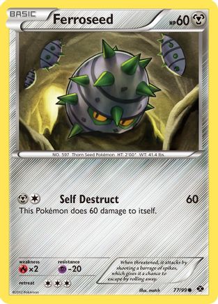 Ferroseed - Reverse Holofoil Next Destinies - Common