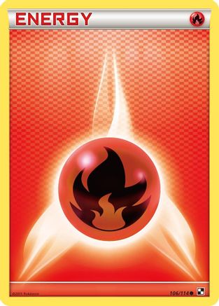 Fire Energy Black and White - Common